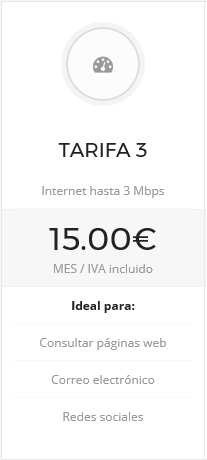 Internet por 15 euros